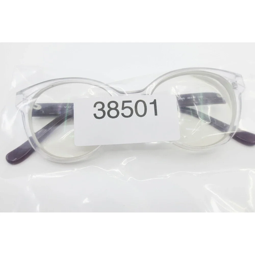 Vogue VO 5244 W745 Clear Burgundy Cat Eye Eyeglasses Frames 49-17-140 Womens